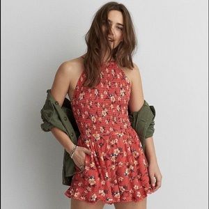 AMERICAN EAGLE FLORAL ROMPER